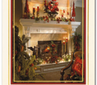 Warm Holiday Home Card | Cardplant