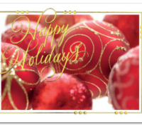 Elegant Ornaments Card | Cardplant