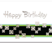 Modern Squares Card