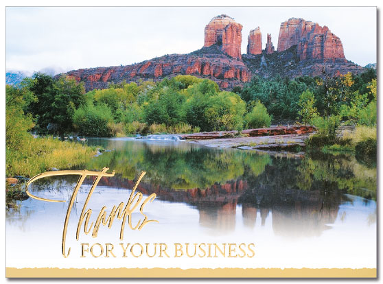 Scenic Thank You Card