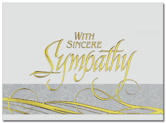 Sincere Sympathy Card