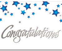 Star Congratulations Card