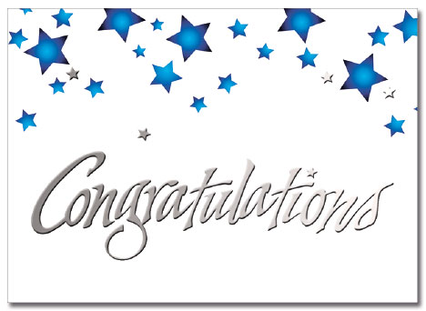 Star Congratulations Card