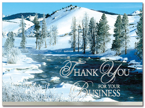 Scenic Business Thank You Card