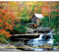 Autumn Mill Thank You Card