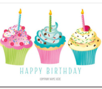 Cupcakes Logo Card