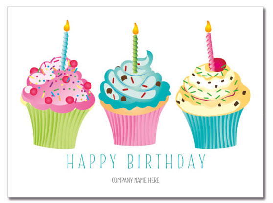 Cupcakes Logo Card