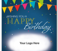 Pennant Birthday Logo Card | Cardplant