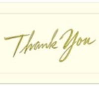 Letter Size Thank You