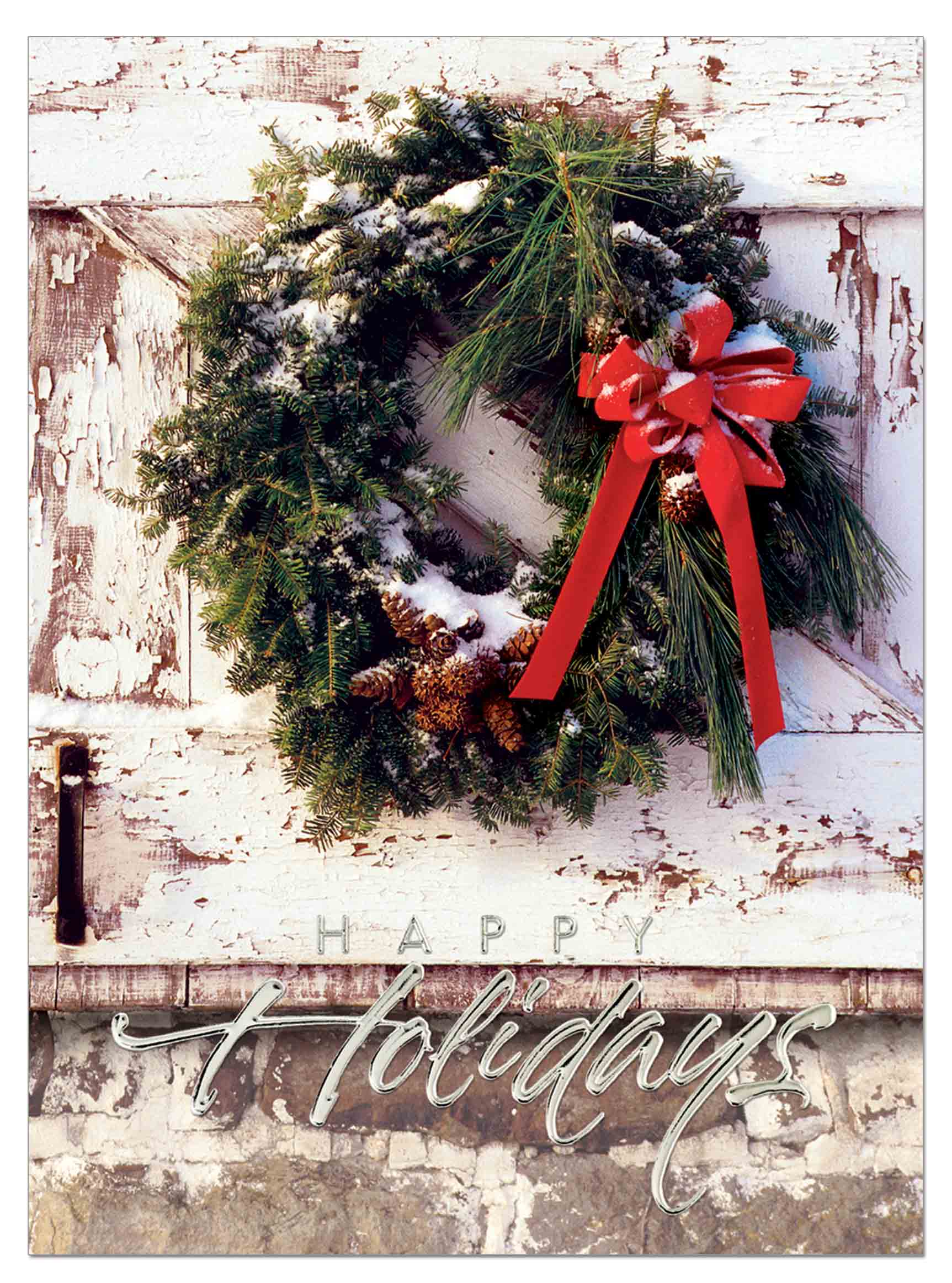 Rustic-Wreath Card